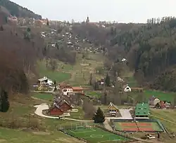 Prkenný důl, pohled od jihu