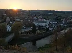 Pohled na Havlovice od zvonice