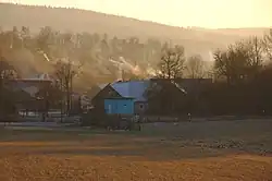 Pohled na obec od severu