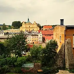 Pohled na vambeřický poutní areál