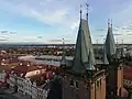 Pohled z Bíle věže na město Hradec Králové