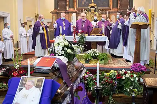 Pohřeb Evžena Policera