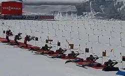 Střelnice v Pokljuce v roce 2014