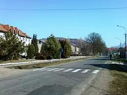 Hlavní ulice v obci