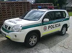 Služební vozidlo Nissan X-Trail