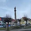 Polické náměstí se sloupem Panny Marie