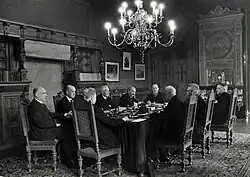 Van der Randen fotografoval setkání kabinetu Colijn II dne 1. srpna 1935.