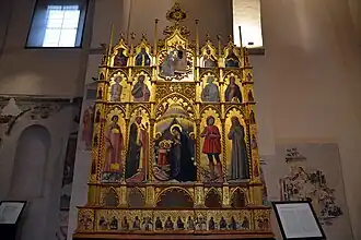 Polyptych s adorací Páně