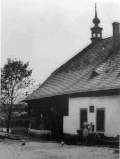 Pollaufův hostinec na Horské Kvildě kolem roku 1930