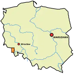 Poloha Stolových hor na česko-polském pomezí