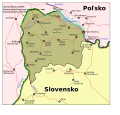 Slovenská mapa Polské Spiše