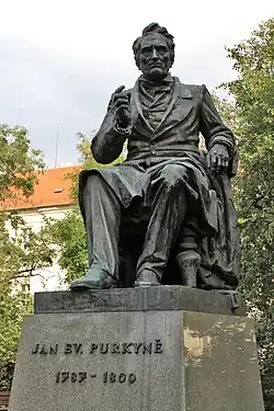 Pomník J. E. Purkyně, Karlovo náměstí