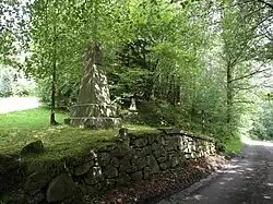 Pozůstatek pomníku obětem první světové války