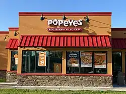 Pobočka Popeyes v USA