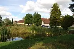 Návesní rybník a část obce