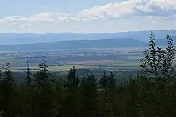 Západní část kotliny