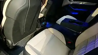 Interiér Porsche Taycan.