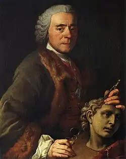 Portrét sochaře Ondřeje Schweigla (18. století)