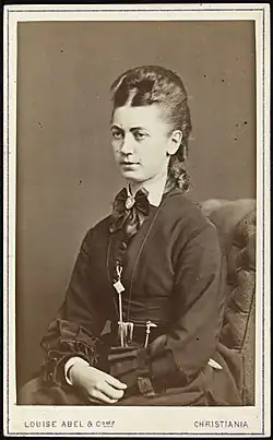 Agnes Lie (1852–1915), carte de visite