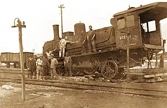 Poslední lokomotiva G7.2 převzatá pro Československo v srpnu 1919