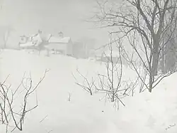 Zimní krajina, Fryeburg, Maine, asi 1904