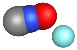 Kalotový model fulminátu draselného