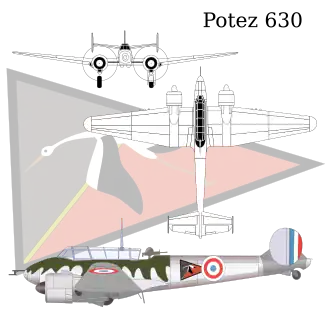 Potez 630-C3 jednotky GC 1/5