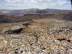 Letecký pohled na město