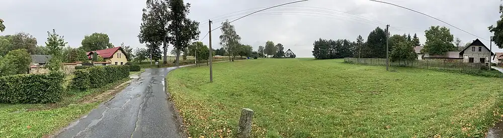 Panoramatická fotografie osady (2023)