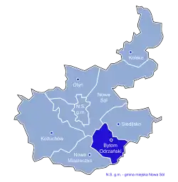 Gmina Bytom Odrzański na mapě