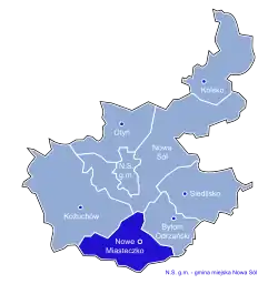 Gmina Nowe Miasteczko na mapě