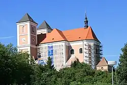 Pozořický kostel Nanebevzetí Panny Marie