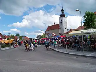 Vítkovo náměstí v Prčici (2013)