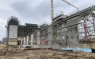 Staveniště v únoru 2024