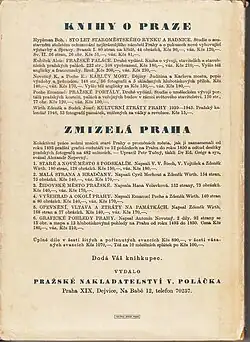 Dobová inzerce nakladatelství z roku 1948