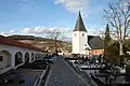 Hřbitov s kostelem