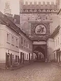 Dolní brána (vnější část), fotografie z roku 1890