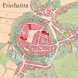 Prachatice SK 1837 centrum
