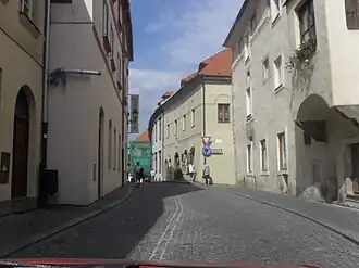 Solní ulice, pohled k Velkému náměstí