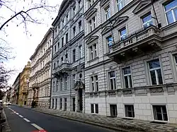 Janáčkovo nábřeží – panorama