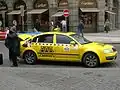 Škoda Superb I jako pražské taxi