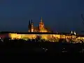 Pražský hrad v noci