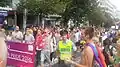 Čelo průvodu Prague Pride 2016
