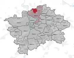 Praha-Dolní Chabry na mapě