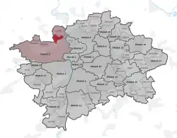 Praha-Lysolaje na mapě