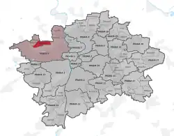 Praha-Nebušice na mapě