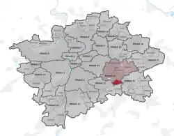 Praha-Petrovice na mapě