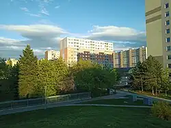 Panelové domy na sídlišti Řepy