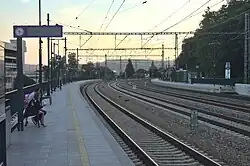 nástupiště zastávky