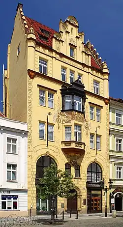 Dům U české orlice (Bubnovský dům) z roku 1897 (2020)